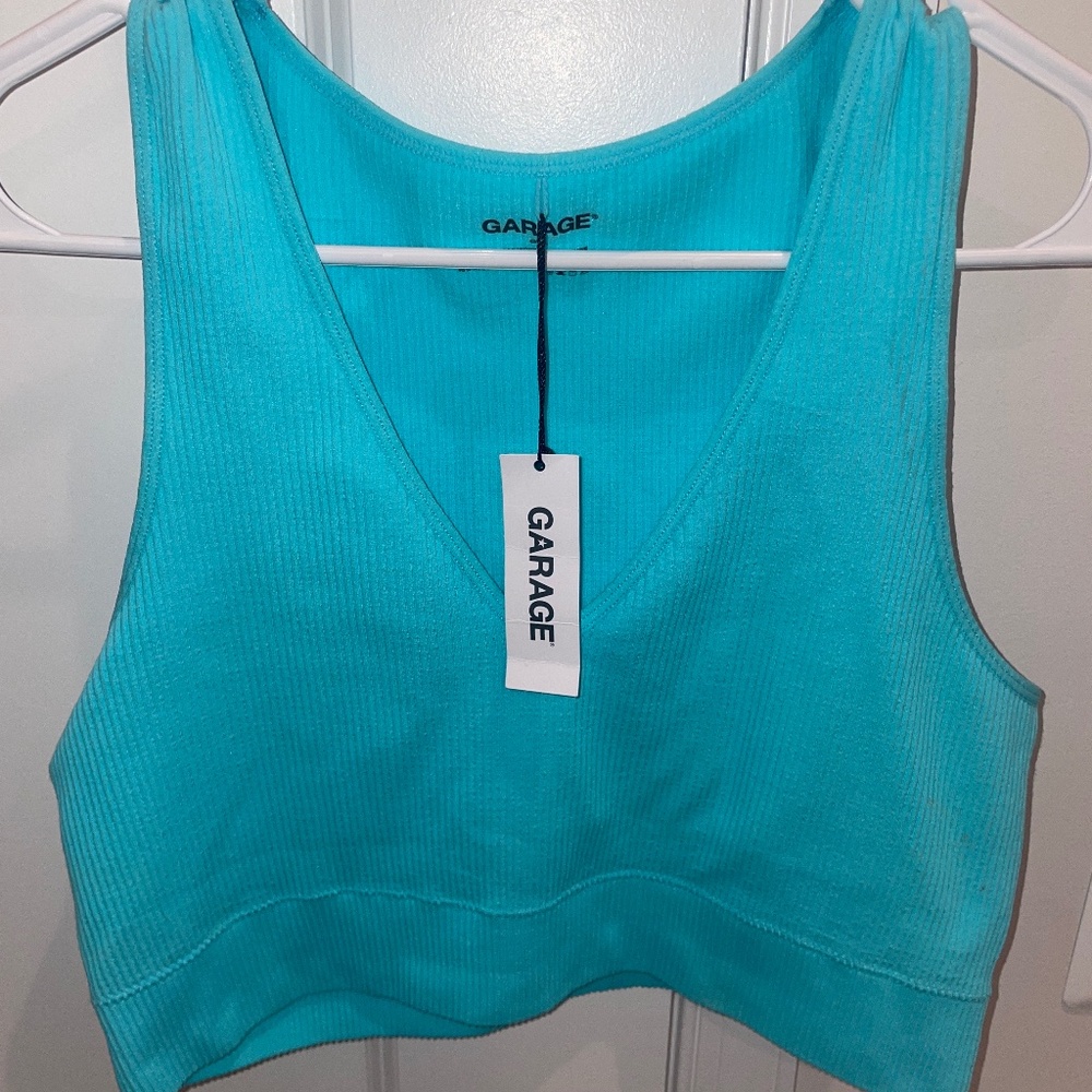 Garage teal Stella seamless tank